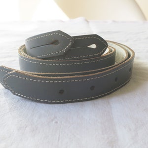 Vintage original historical leather suspenders