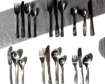 Vintage children's cutlery WMF Amefa, Michelangelo, Nivella, Wirths, Sweden steel