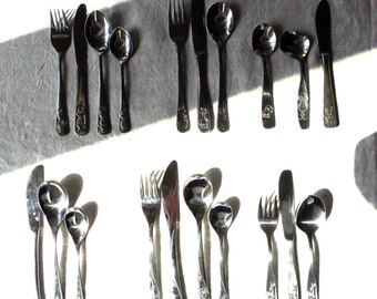 Vintage children&#39;s cutlery WMF Amefa, Michelangelo, Nivella, Wirths, Sweden steel