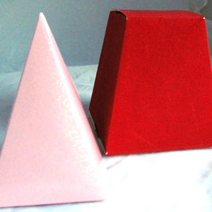 Craft Sheet Pyramid Gift Packaging