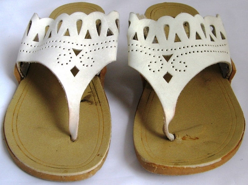 Vintage Sandals Leather Size 37 image 1