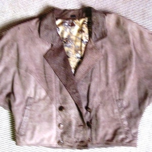 80er Lederjacke, Fliegerjacke Bild 1