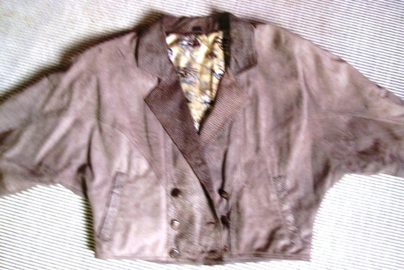 80er Lederjacke, Fliegerjacke Bild 1