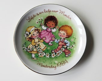 Vintage Plate Mother's Day Jewelry Plate