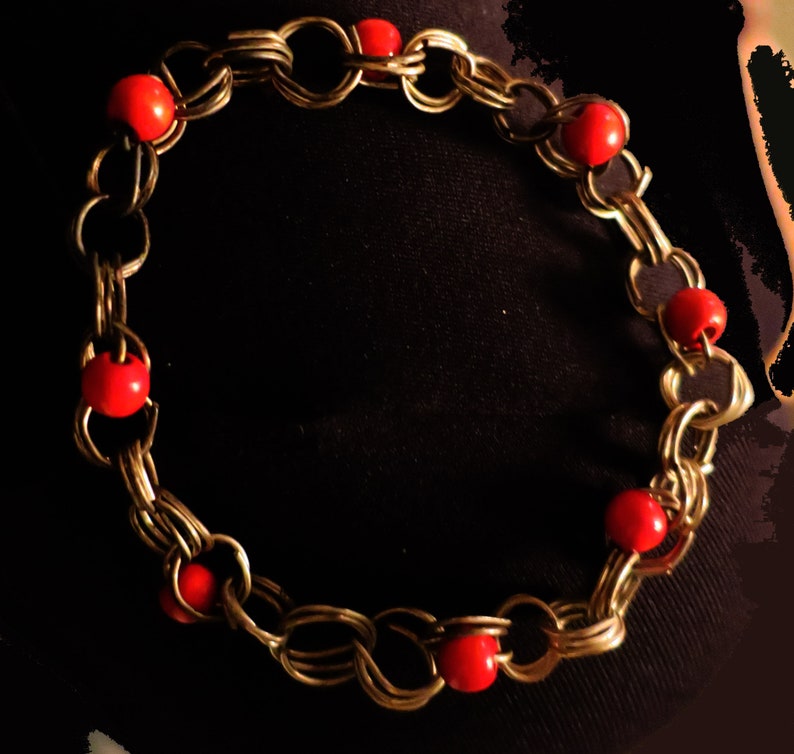 Vintage Set Silberschmuck Perlenkette mit Armband 70er Bild 2