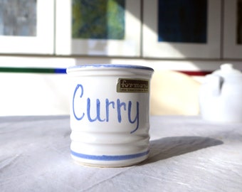 Vintage Formano Curry Topf Übertopf Kräuter
