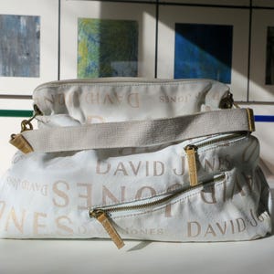 David Jones スタッズメタルプレート付きサッチェル・ショルダーバッグ 
