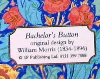 Vintage Tagebuch Einschreibbuch Bachelor's Button