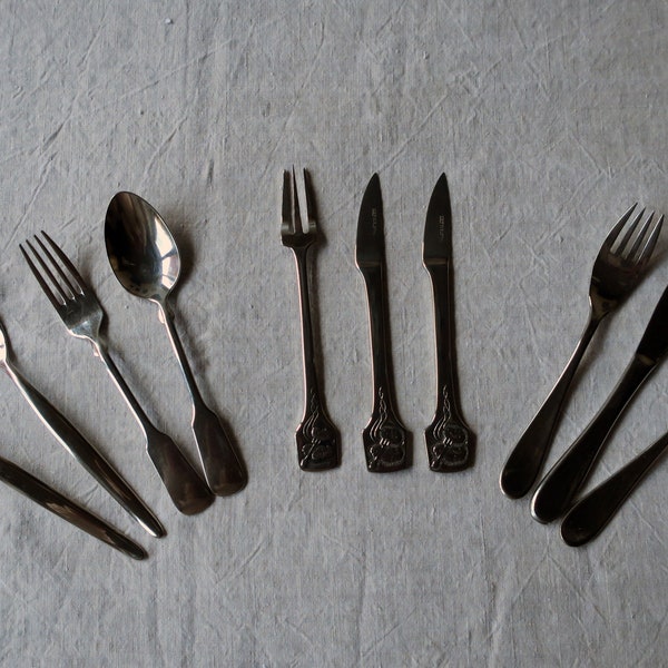 Vintage small cutlery sets BSF from Zwilling