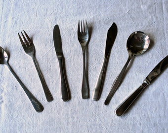 Vintage small individual cutlery pieces