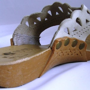 Vintage Sandals Leather Size 37 image 3