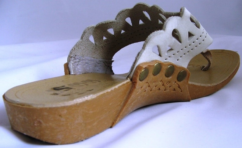 Vintage Sandals Leather Size 37 image 3