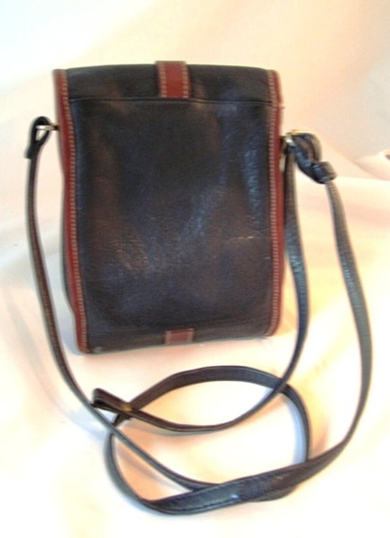 Vintage Leder Messenger Papillon Schulter Tasche Bild 2