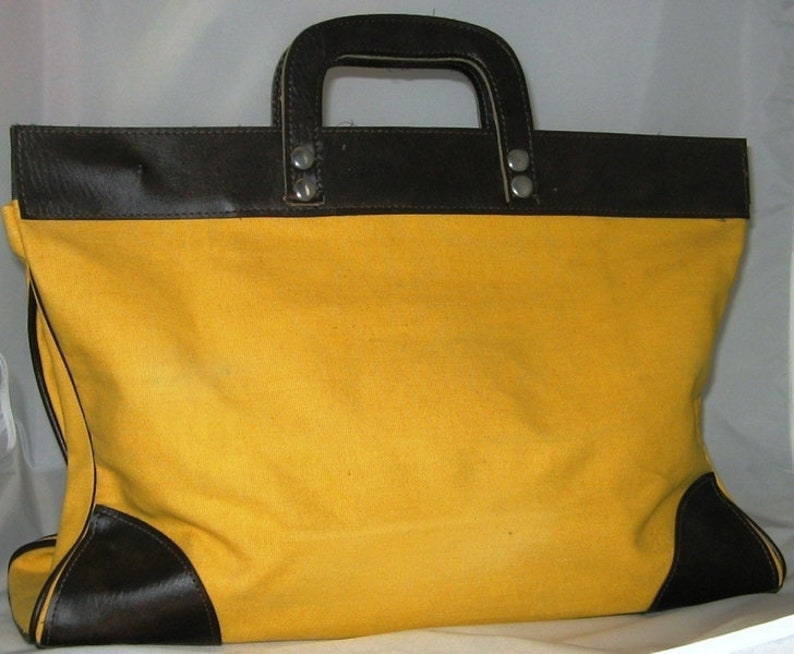 Vintage Handtasche Shopper imagem 1