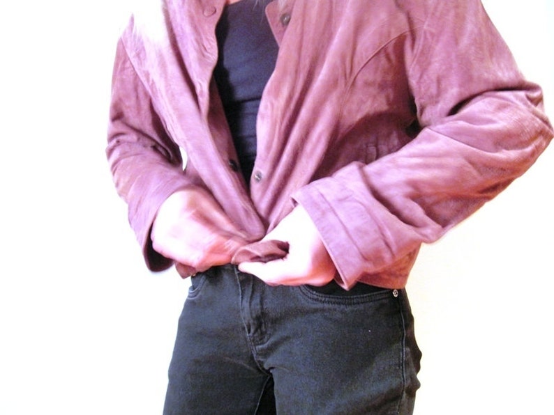 80s leather jacket image 2