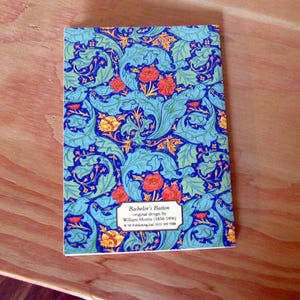 Vintage dagboek schrijfboek Bachelor&#39;s Button