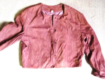 80s leather jacket