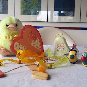 Vintage baby activity and educational toys