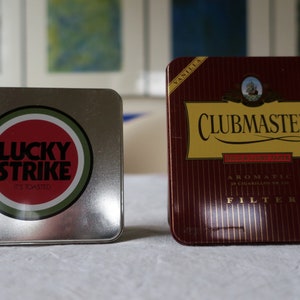 Zigaretten-Etui Lucky Strike + Aschenbecher to go