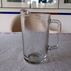 Vintage Glasschüsseln und Glaskrug Obstschale Saftkrug Bild 4