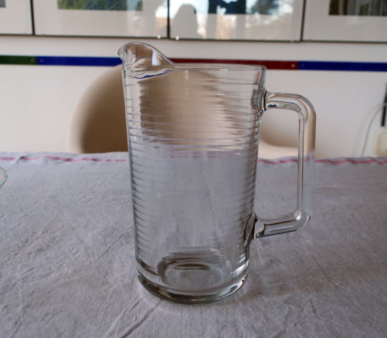 Vintage Glasschüsseln und Glaskrug Obstschale Saftkrug Bild 4