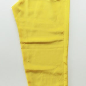 Vintage 80&#39;s pants size 38 in lemon yellow with width regulation