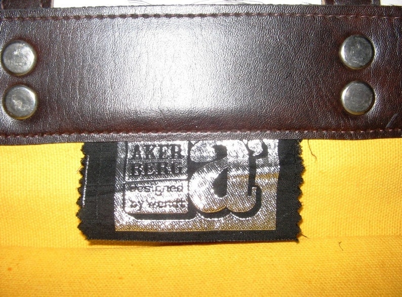 Vintage Handtasche Shopper imagem 3
