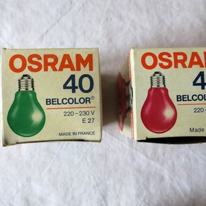 Vintage 26 Osram Belcolor Glühbirnen Bild 4