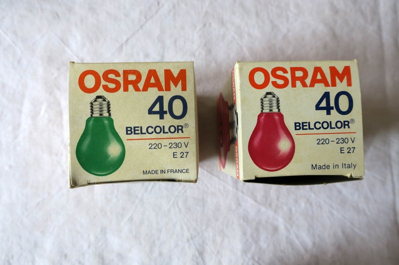 Vintage 26 Osram Belcolor Glühbirnen Bild 4