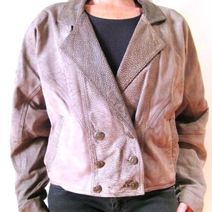 80er Lederjacke, Fliegerjacke Bild 3