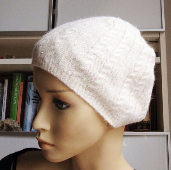 Vintage Beanie Beanie Off white