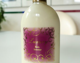 Vintage luxe lichaam glinsterende bodylotion