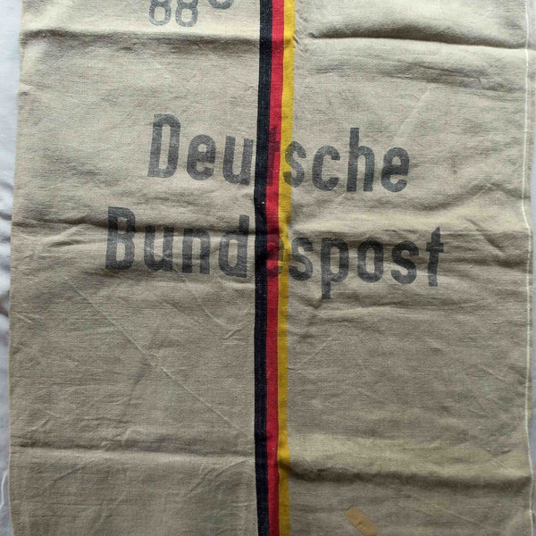 Vintage Postsack Deutsche Bundespost Postbeutel Posttasche