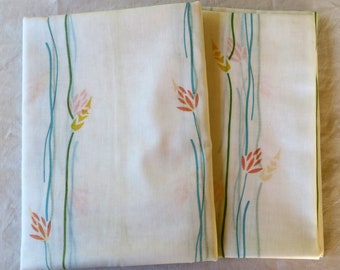 Vintage French curtain curtain 2 scarves Ikea 80s