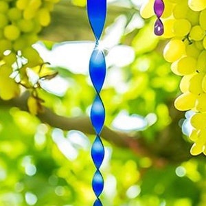 Vintage Sets Wind Chime Wind Spiral Garden Decoration in Blue image 5