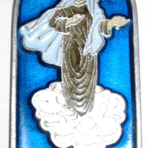 Madonna illuminata image in lead