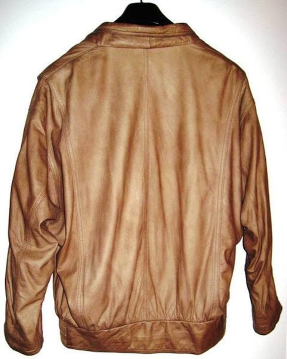 Chaqueta de cuero de los años 80 Pilini | Etsy México