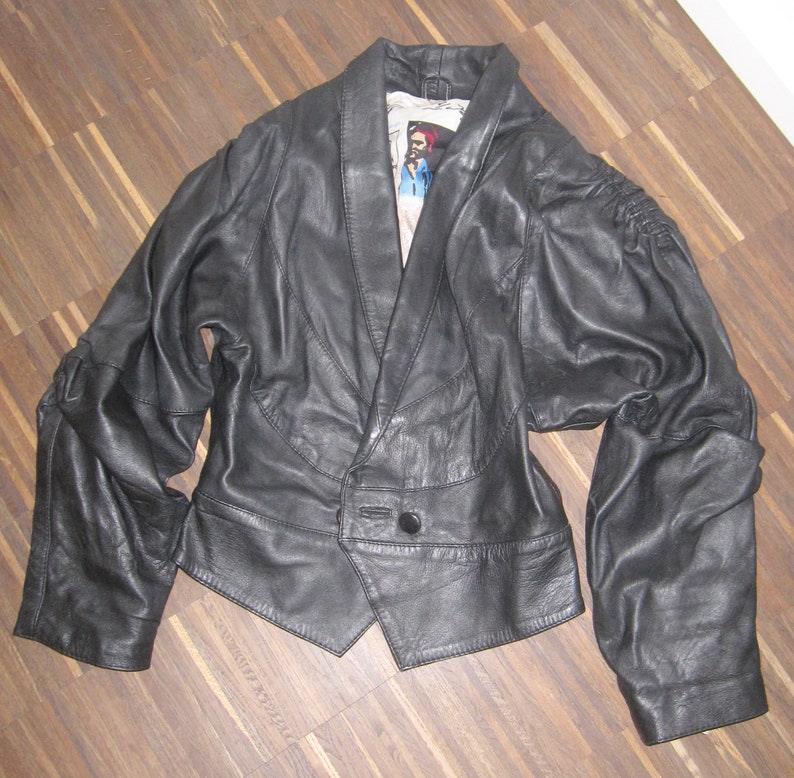 Tolle 80-er Lederjacke Bild 3