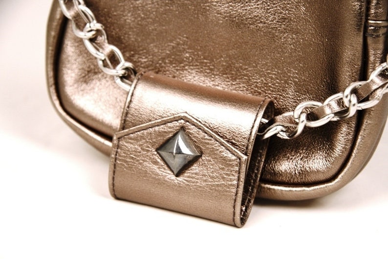 Vintage belt bag by Rolf DEY with chain image 4