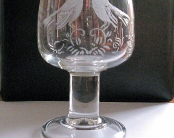 Vintage Hochzeitsglas Weinglas