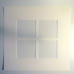 Vintage Gallery Passepartout 18.5 x 17.6 cm voor4 foto's, foto's