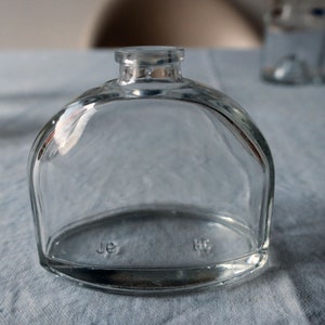 Vintage mooie glazen flessen om te decoreren E Oval-Form