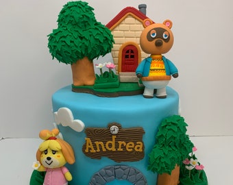 Animal Crossing Cake Etsy