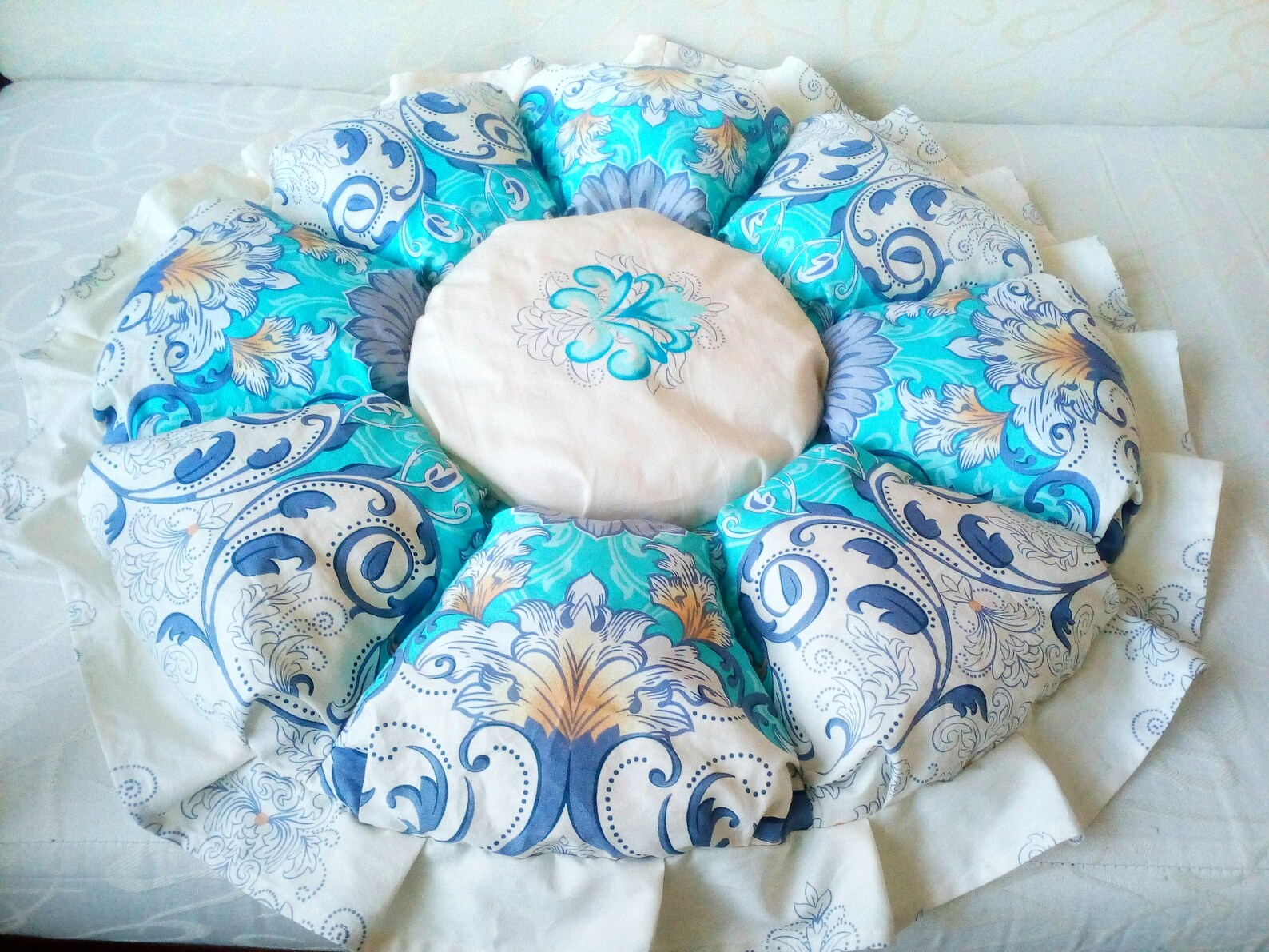 Cat Rug Cats Beds Round Cat Mat Kitten Beds Round Pillow Pet Etsy