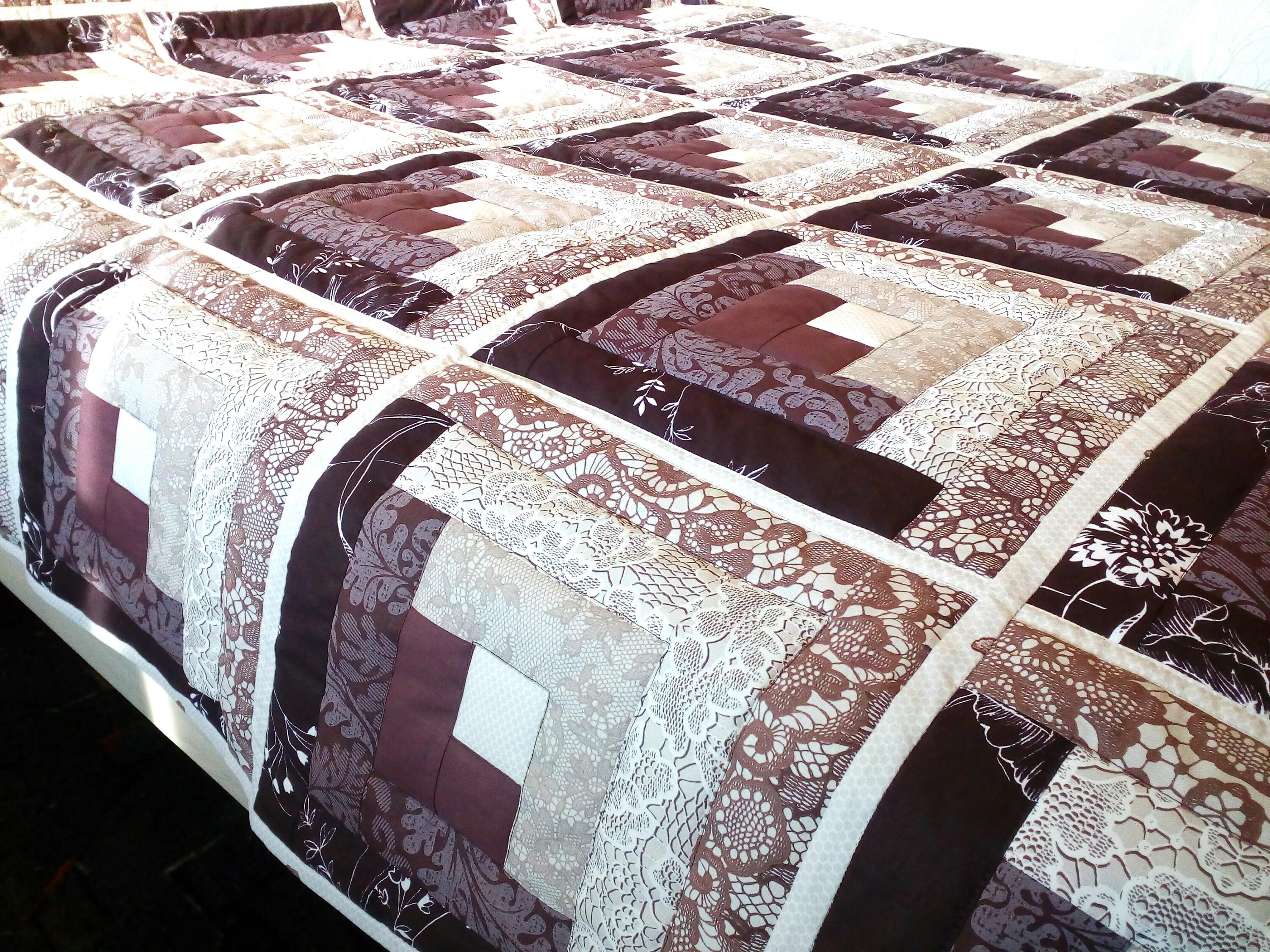Patchwork quilt for sale Set Handmade quilt Handmade blanket Etsy