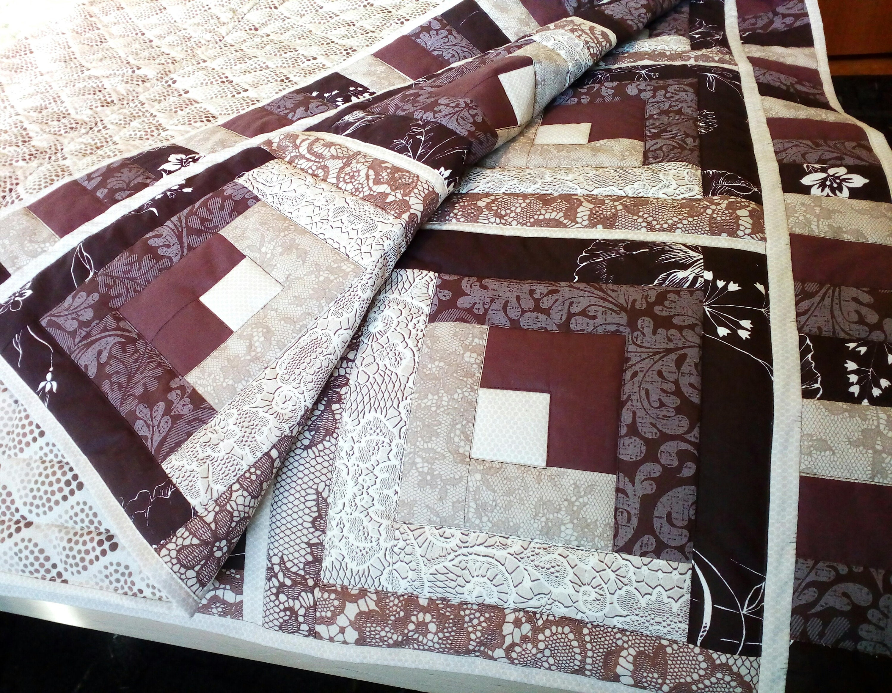 Patchwork quilt for sale Set Handmade quilt Handmade blanket Etsy