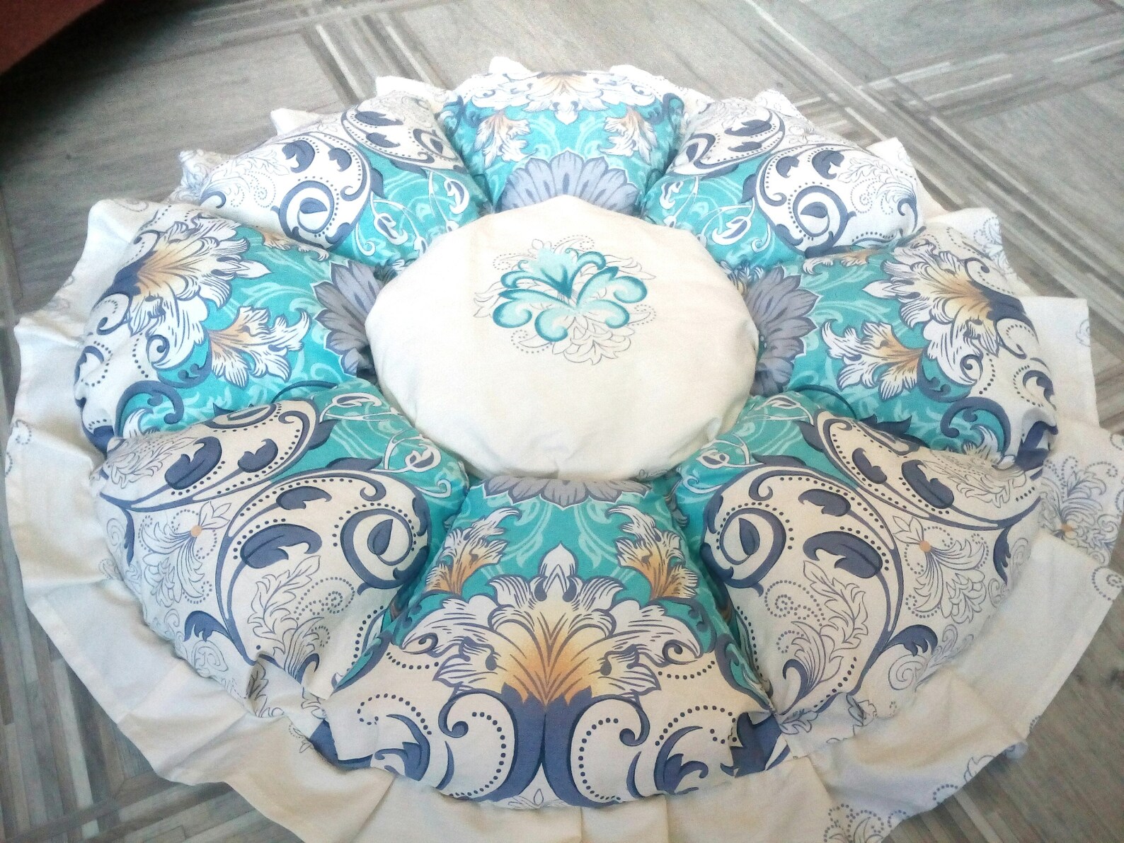 Cat Rug Cats Beds Round Cat Mat Kitten Beds Round Pillow Pet Etsy