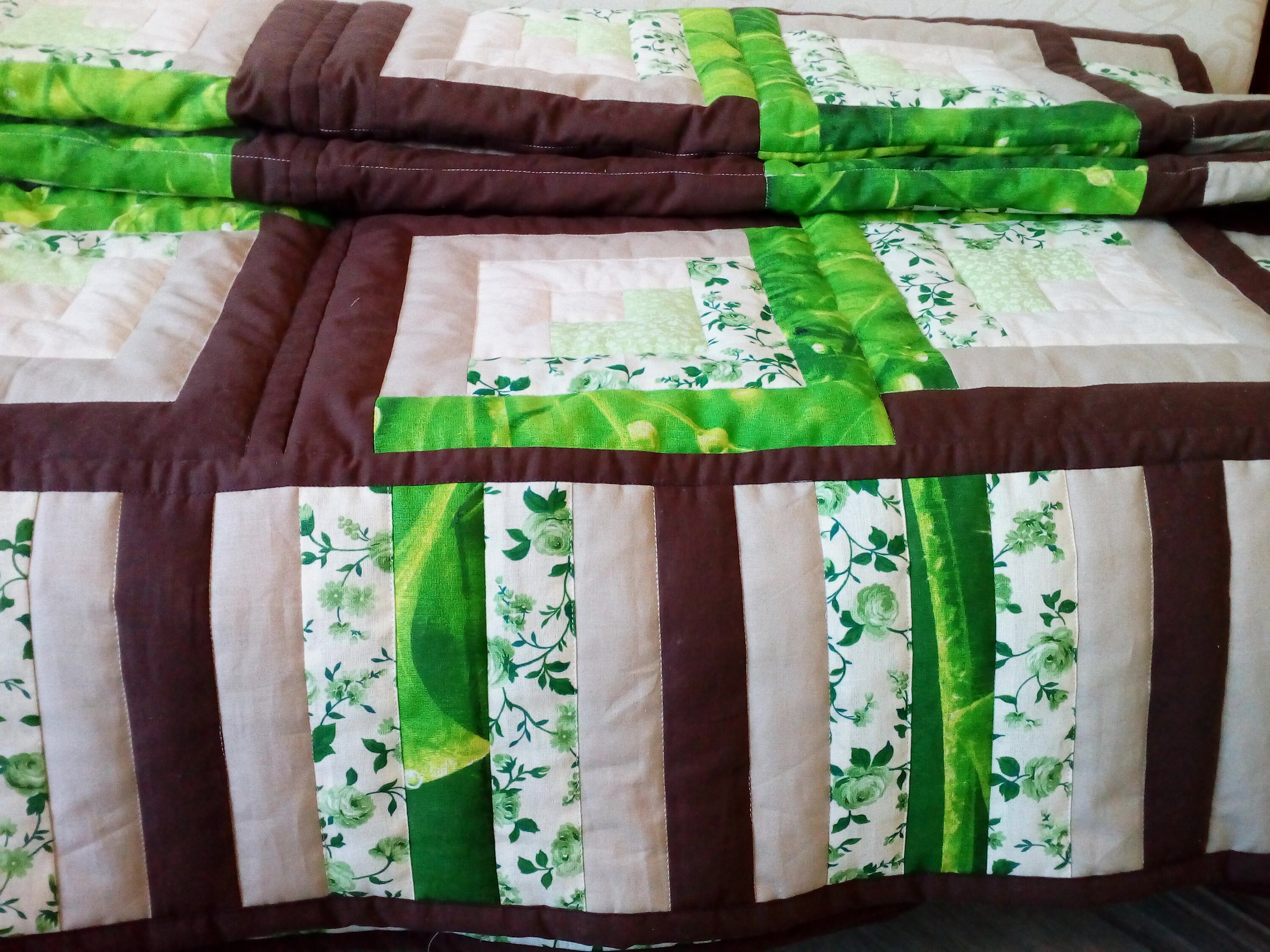King size quilt for sale Patchwork quilt Chartreuse blanket Etsy