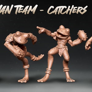 Blood Bowl - Slann/Frog team for Fantasy Football miniatures