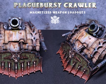 Plagueburst Crawler - Death Guard - Warhammer 40k - Miniatures Painted COMMISSION